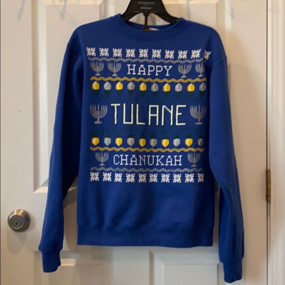 Tulane Hanukkah / Happy Chanukah sweatshirt